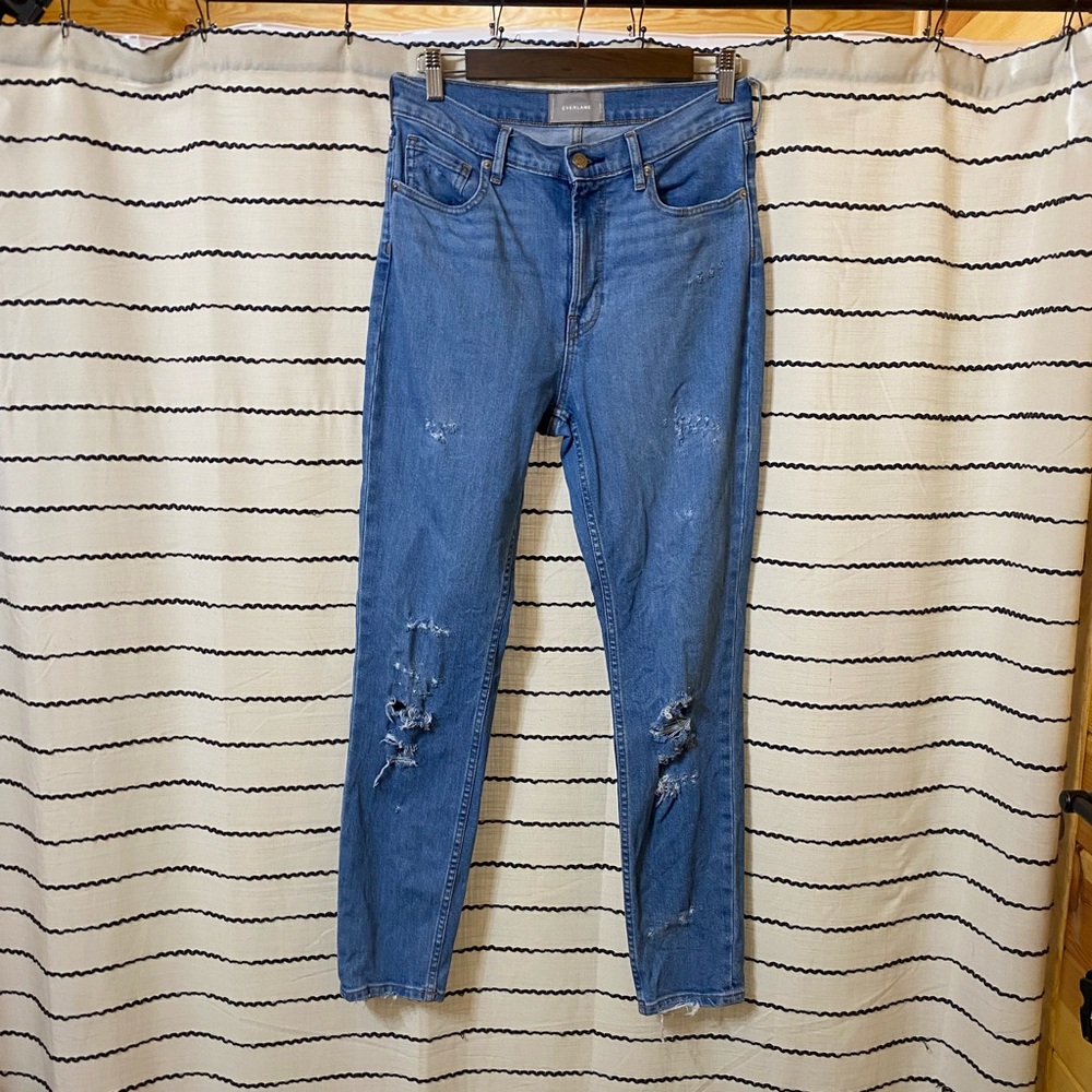 Everlane High Rise Blue Denim
